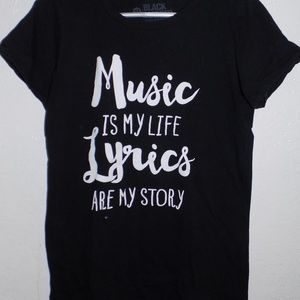 Black Quote Tshirt